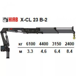 Купити Кран маніпулятор HIAB X-CL 23 B-2 20.3 т/м
