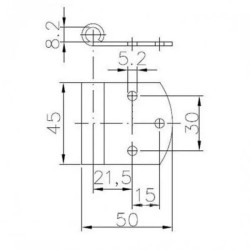 Купити Петля Winterhoff BSCH 50-8-1
