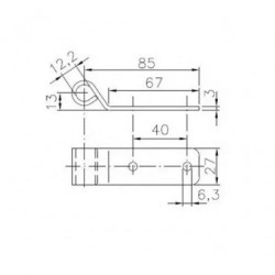Купити Петля борту Winterhoff BSCH 10-12-90