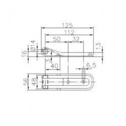 Купити Петля борту Winterhoff BSCH 10-14-120-PO
