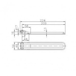 Купити Петля борту Winterhoff BSCH 10-17-220