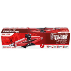 Купить Домкрат гвинтовий "ромб"1.5 т. висота підйому 390мм. 2,5кг (BBC-1500)