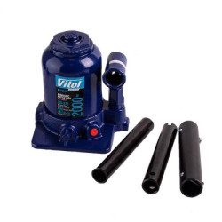 Купити Домкрат гідравлічний телескоп 2 т 2х циліндр. min 150мм - max 370мм 5,3кг (DB-20002C/TF0202)