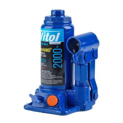 Купити Домкрат гідравлічний  телескоп  2 т чемодан. Висота піднімання  148-276 мм 2,4 кг Iron Hand (IH-1482