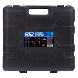 Купить Набір 2 в 1 домкрат електрогідравлічний 2т, 155-450мм + гайковерт 420Nm з 2-ма акумуляторами 21В