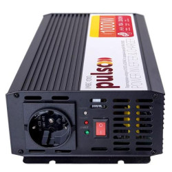 Купити Перетворювач напруги/Зарядн. пристрій PULSO IMBC-1010/12V-220V/1000W/10A/мод.хвиля/клеми