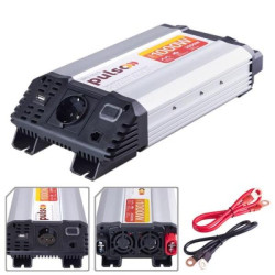 Купити Перетворювач напруги PULSO/IMU-1020/12V-220V/1000W/USB-5VDC2.0A/мод.хвиля/клеми