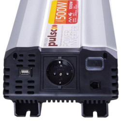 Купити Перетворювач напруги PULSO/IMU-520/12V-220V/500W/USB-5VDC2.0A/мод.хвиля/клеми