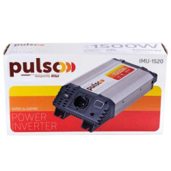 Купити Перетворювач напруги PULSO/IMU-1520/12V-220V/1500W/USB-5VDC2.0A/мод.хвиля/клеми