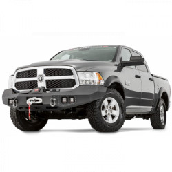 Купити Бампер WARN передній для Dodge RAM 1500 2013-17 з місцем під лебідку і ПТФ