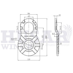 Купити Блок для троса S 15 т Husar