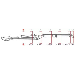 Купити Гідроманіпулятор DLight DL-80L 7.5 м. ОМТЛ 70-02