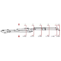 Купити Гідроманіпулятор DLight DL-100L 7.5 м
