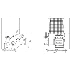 Купити Лебідка гідравлічна Hammer Winch 45 т сталевий корпус