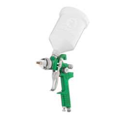 Купити Фарбопульт пневматичний HVLP, форсунка: 2,0 мм, верхній пластиковий бачок: 600 мл, 3 бар