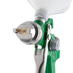 Купити Фарбопульт пневматичний HVLP, форсунка: 2,0 мм, верхній пластиковий бачок: 600 мл, 3 бар