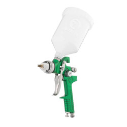 Купити Фарбопульт пневматичний HVLP, форсунка: 2,5 мм, верхній пластиковий бачок: 600 мл, 3 бар