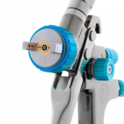 Купити Фарбопульт пневматичний LVLP BLUE, професійний, форсунка: 1,4 мм, верхній пластиковий бачок: 600 мл,