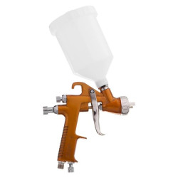 Купити Фарбопульт пневматичний HP, форсунка: 1,5 мм, верхній пластиковий бачок: 600 мл, 5 бар