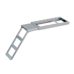 Купити Драбина для фургона 3 сходинки Takler TK8225, 750х400 мм (цинк) Італія Takler Цинк Італія (200130200