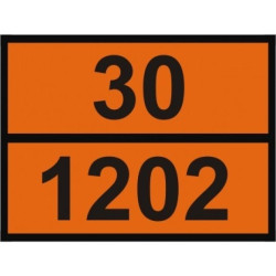 Купити Інформаційна табличка ADR "Дизель 30-1202" Bicma Bicma Цинк Італія (2602991101)