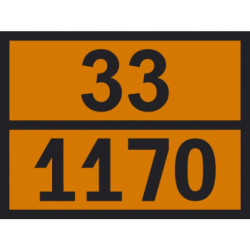 Купити Інформаційна табличка ADR Спирт етиловий 33-1170 Bicma Цинк Італія (2602991756)