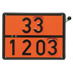 Купити Інформаційна табличка з перемикачем ADR "Дизель 30-1202/Бензин 33-1203" Bicma Bicma Нерж І