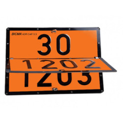 Купити Інформаційна табличка трансформована ADR "Дизель 30-1202/Бензин 33-1203" Bicma Bicma Нерж 