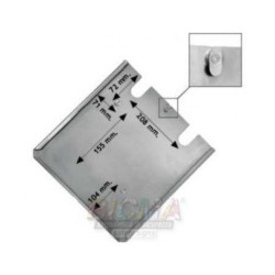 Купити Карман для інформаційної таблиці 300х300 без чорної рамки з фіксатором Bicma Цинк Італія (2602991278