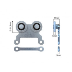 Купить Ролик бокової штори 31,5*87*73 Цинк Польща (1804324292)