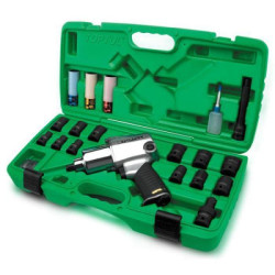 Купити Гайковерт пневматичний з набором головок TOPTUL 1/2" 27ед. GDAI2703