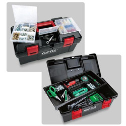 Купить Скринька для інструментів пластиковий 3 секції 445x240x205 TOPTUL TBAE0302