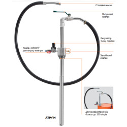 Купить Пневматичний бочковий насос для оливи, палива та гасу