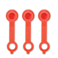 Купити Набор колпачков для пресс масленок красные 50 шт