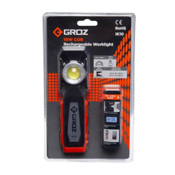 Купити Світлодіодний акумуляторний ліхтар з магнітом, 10W COB, 500 люмен, LED-396