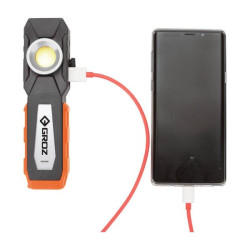 Купити Світлодіодний акумуляторний ліхтар з магнітом, 10W COB, 500 люмен, LED-396