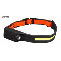 Купити Налобний акумуляторний ліхтарик LED-250, 5W COB та 3W LED, 350 люменів