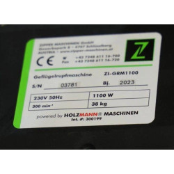 Купить Машина для снятия пера Zipper ZI-GRM1100