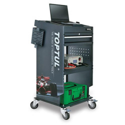 Купити Тележка автодиагноста 1 секция, 2 открытые полки TOPTUL TCMD0103