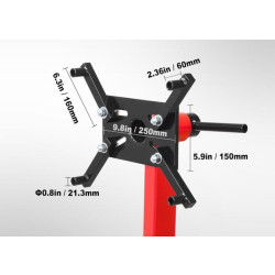 Купить Стенд ремонта двигателей складной поворотный (кантователь) 680кг TORIN T26801