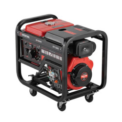 Купить Генератор дизельний 5,0/5,5 кВт, 220 В, 12,5 л, електро/ручний старт, мідна обмотка, STORM