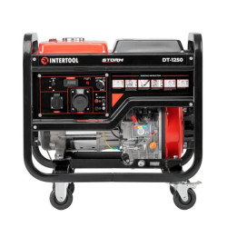 Купить Генератор дизельний 5,0/5,5 кВт, 220 В, 12,5 л, електро/ручний старт, мідна обмотка, STORM