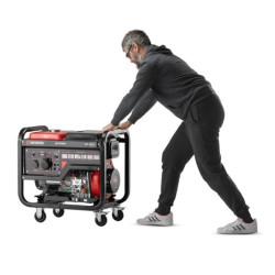 Купить Генератор дизельний 5,0/5,5 кВт, 220 В, 12,5 л, електро/ручний старт, мідна обмотка, STORM