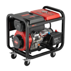 Купити Генератор дизельний 7,0/7,5 кВт, 220 В, 12,5 л, електро/ручний старт, мідна обмотка, STORM