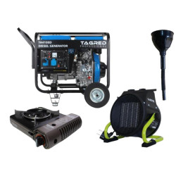 Купити Дизельный генератор TAGRED TA4100D + газова плитка Orcamp CK-505 + 4 газових картриджа 400 мл