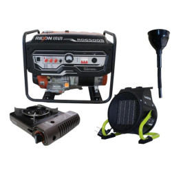Купить Бензиновый генератор EF Power RD6500S + газовая плитка Orcamp CK-505 + 4 газовых картриджа 400 мл