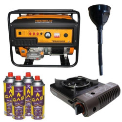 Купить Бензиновый генератор EF Power TBS6500S + газовая плитка Orcamp CK-505 + 4 газовых картриджа 400 мл