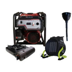 Купити Бензиновый генератор EF Power YH3600-IV + газовая плитка Orcamp CK-505 + 4 газовых картриджа 400 мл
