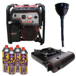 Купить Бензиновый генератор EF Power YH6500S-IV + газовая плитка Orcamp CK-505 + 4 газовых картриджа 400 мл