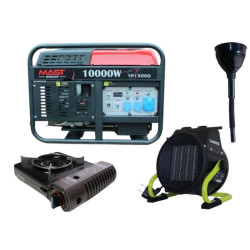 Купити Бензиновый генератор MAST GROUP YH13000 + газовая плитка Orcamp CK-505 + 4 газовых картриджа 400 мл